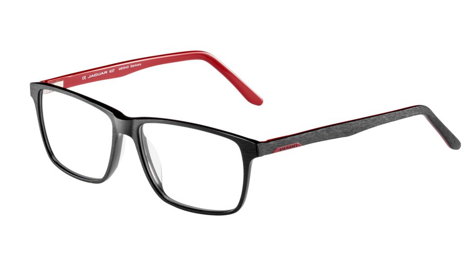 Jaguar Spirit 31508 Progressive Prescription Eyeglasses, Black/Burgundy Frame, JG315086852PR