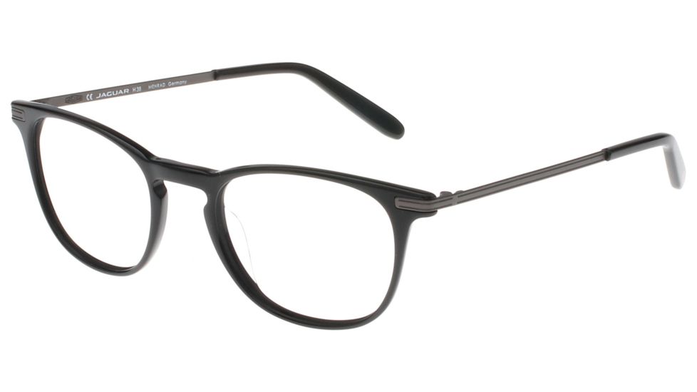 Jaguar Spirit 31705 Single Vision Prescription Eyeglasses, Black/Matte Grey Frame, JG317056100SV