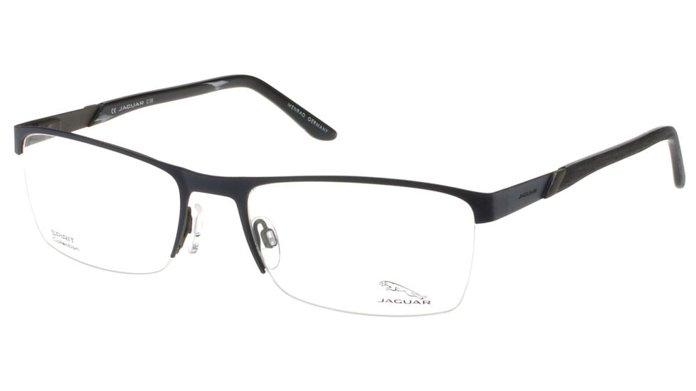 Jaguar Spirit 33579 Progressive Prescription Eyeglasses, Navy/Deep Brown Frame, JG335793100PR