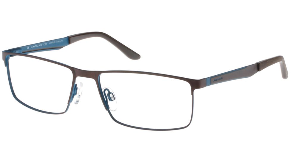 Jaguar Spirit 33585 Progressive Prescription Eyeglasses, Petrol/Brown Frame, JG335851077PR