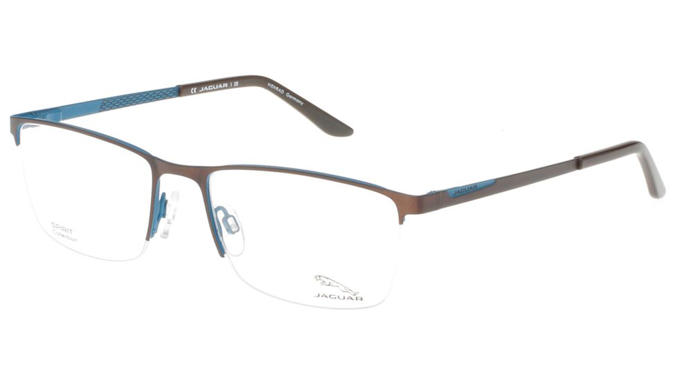 Jaguar Spirit 33587 Bifocal Prescription Eyeglasses, Brown/Blue Frame, JG335871077BI
