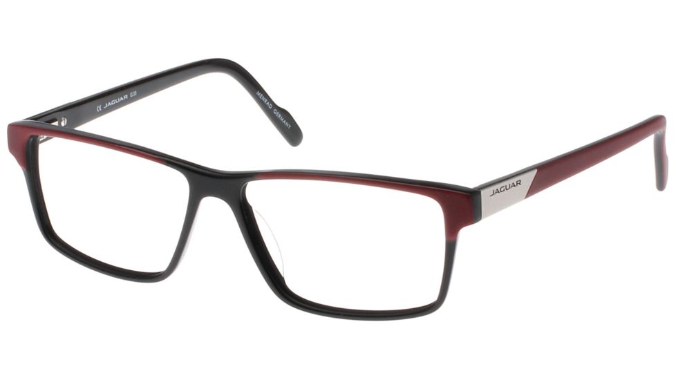 Jaguar Spirit 39113 Progressive Prescription Eyeglasses, Burgundy/Black Frame, JG391134201PR