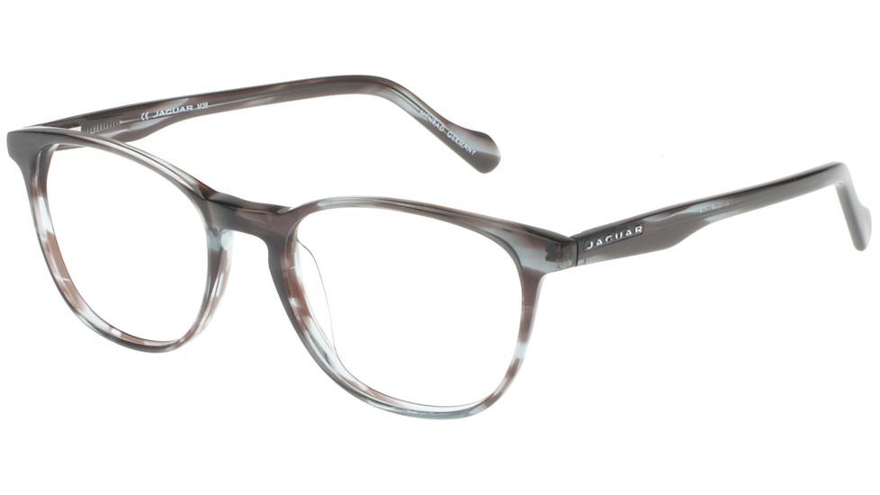 Jaguar Spirit 39117 Progressive Prescription Eyeglasses, Grey/Green Translucent Frame, JG391176542PR