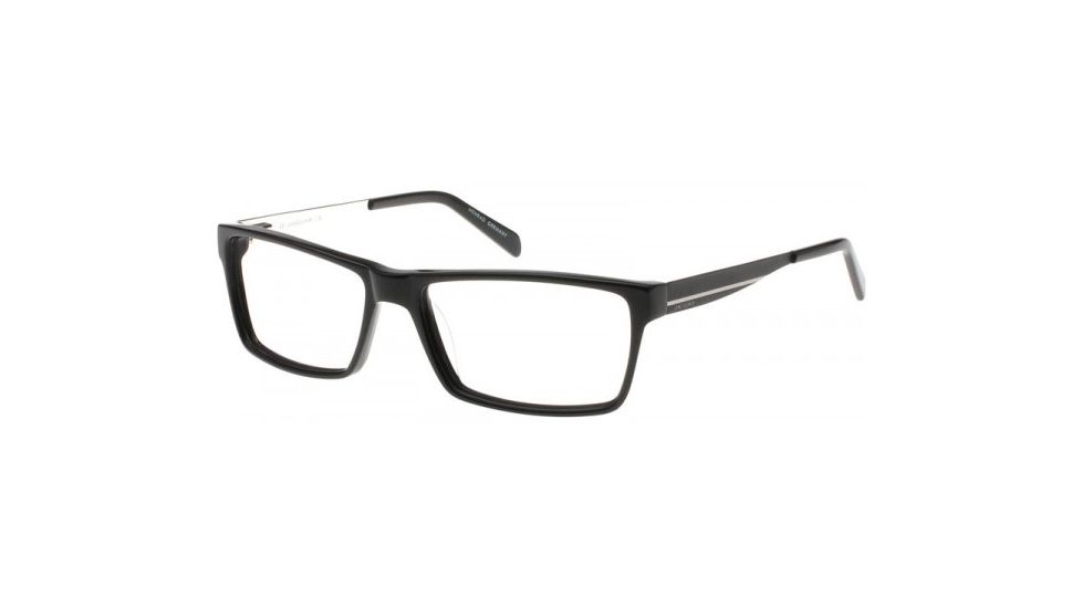 Jaguar Spirit 39203 Bifocal Prescription Eyeglasses, Black/Silver Frame, JG392038840BI