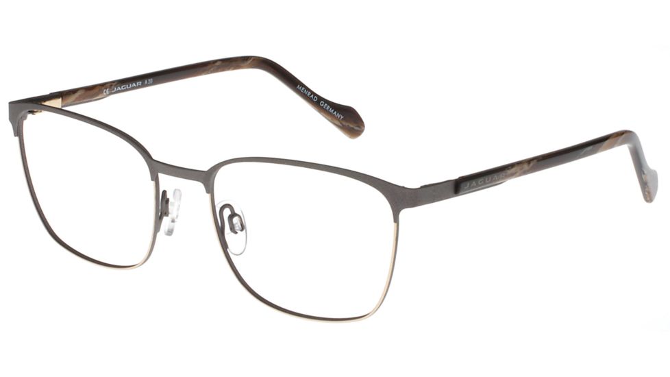 Jaguar Spirit 39340 Bifocal Prescription Eyeglasses, Chocolate/Gold/Brown Horn Frame, JG393401010BI
