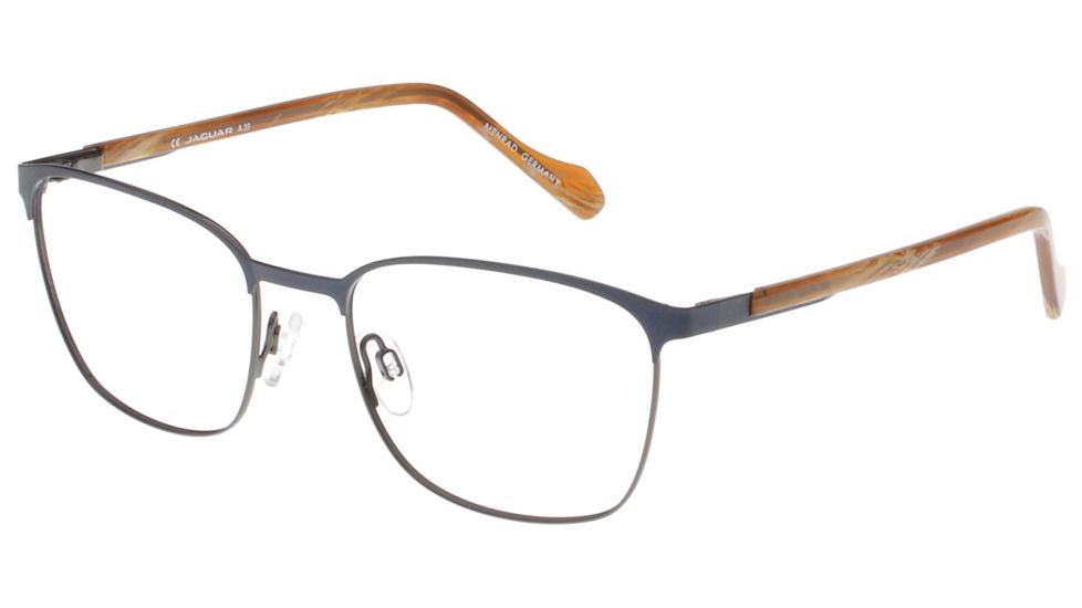 Jaguar Spirit 39340 Bifocal Prescription Eyeglasses, Navy/Brown Frame, JG393403100BI