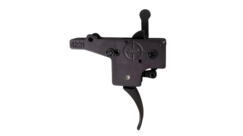 JARD Trigger System for Mauser/InterArms Rifles, Without Safety, Curved, 12 oz. Pull Weight, Black, 1362