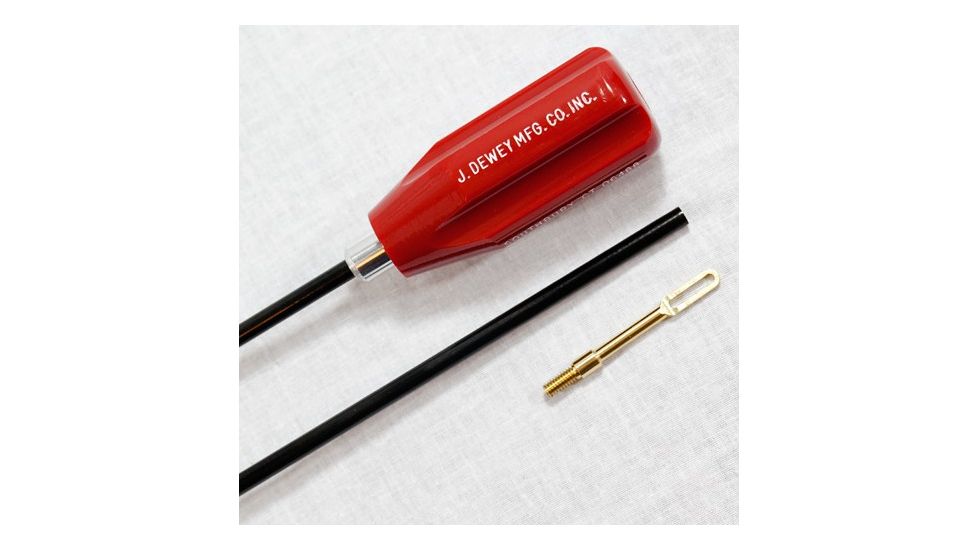 J. Dewey 22CF-6 Specialty Gun Cleaning Rod, Red/Black, n/a 22CF6