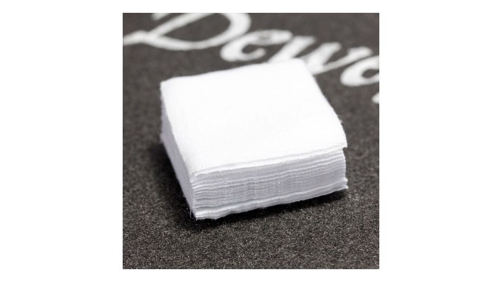 J. Dewey PS-221 1-3/8" Square Patches 100/bag, White, n/a PS221