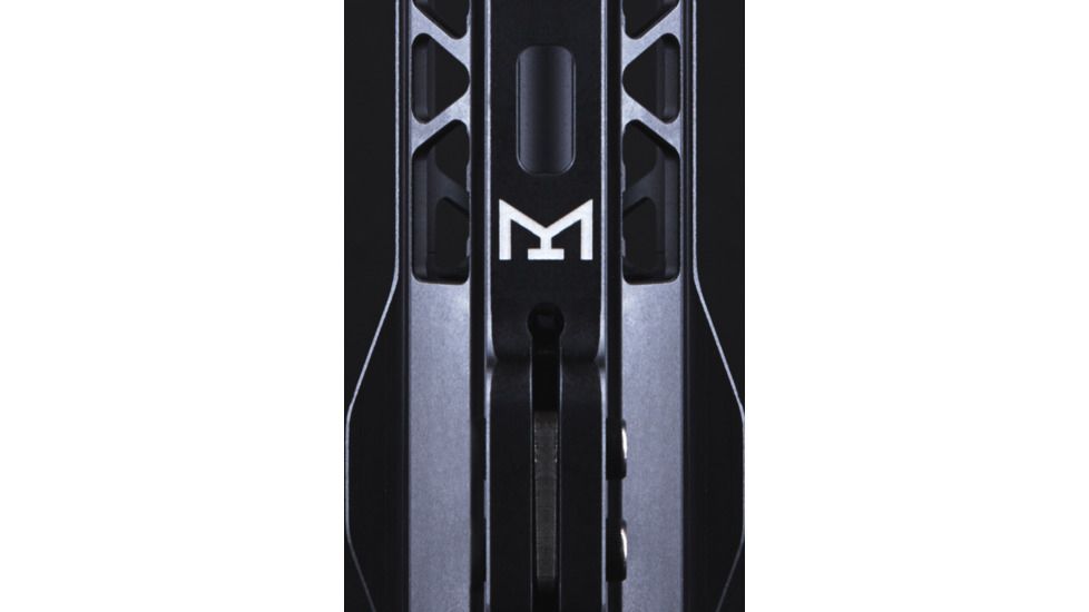 JL Billet Ultra-Lite Magnesium Angled M-Lok Free-Float Handguard, NANO 15 inch, Black, JLB-MAG-ULA-15-A