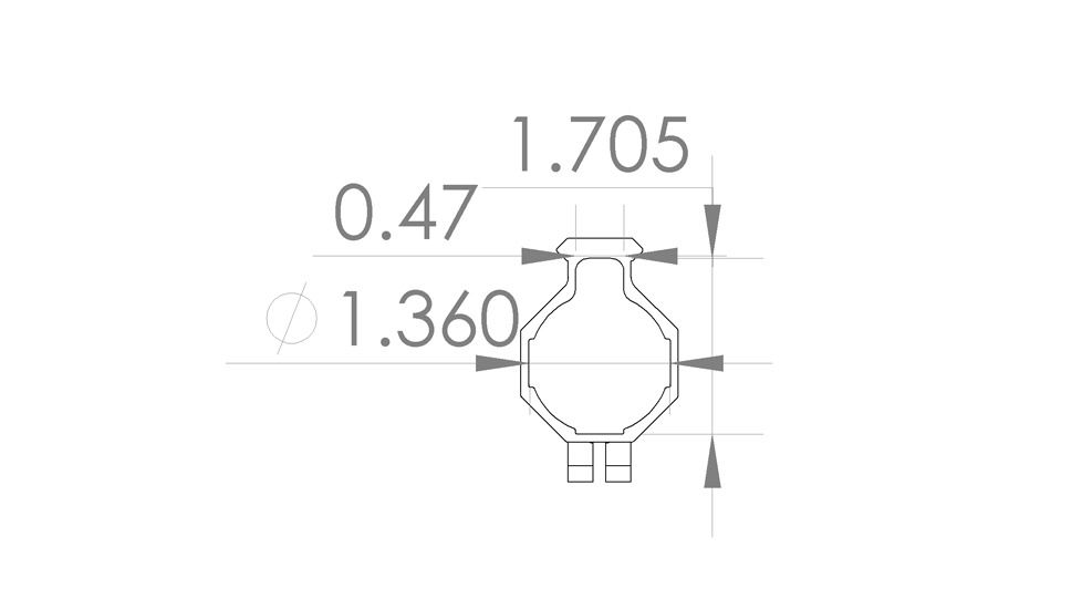 JL Billet Ultra-Lite Magnesium Angled M-Lok Free-Float Handguard, AR15, NANO 15 inch, Black, JLB-MAG-ULA-15-C