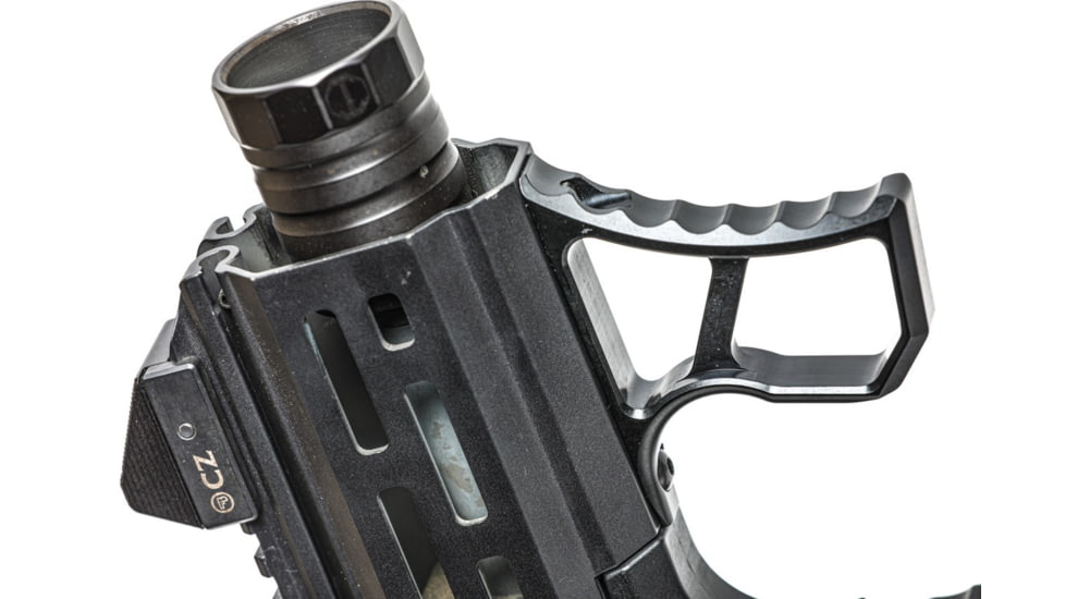 JMac Customs SFG MLOK Skeleton Forward Grip, Hard Coat Anodized, SFG