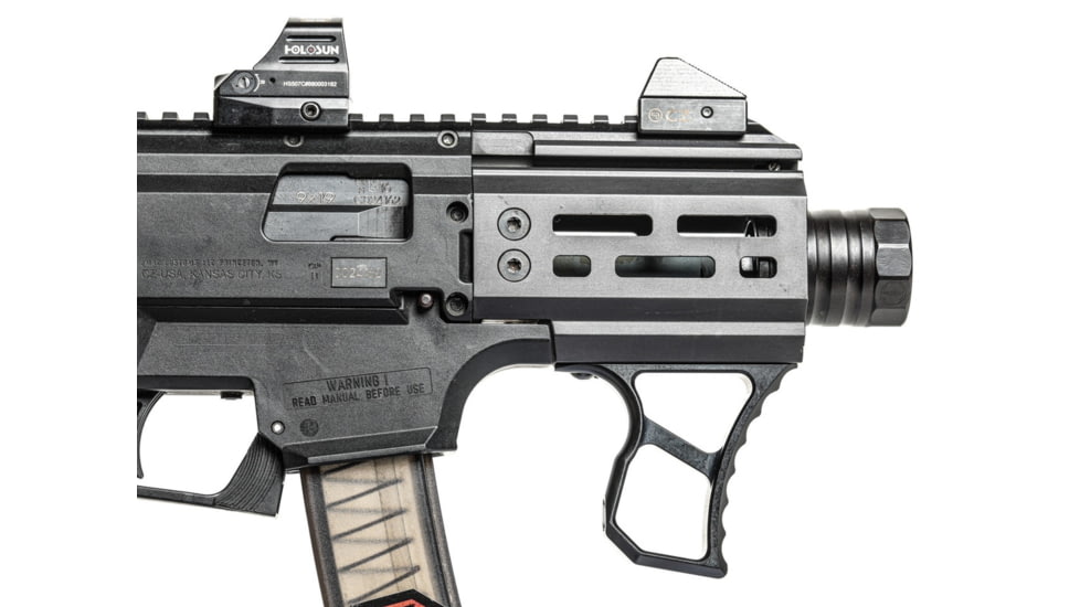 JMac Customs SFG MLOK Skeleton Forward Grip, Hard Coat Anodized, SFG