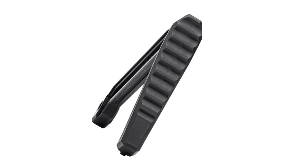 JMac Customs SS-9RP Stock 5.5mm Folding Aks w/Rubber Butt Pad, Black, SS-9RP+5.5