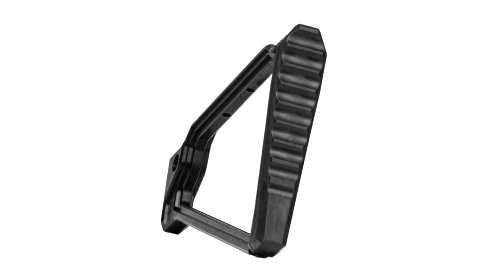 JMac Customs TS-8RP Stock 4.5mm Folding Aks w/Rubber Butt Pad, Black, TS-8RP+SM-4.5