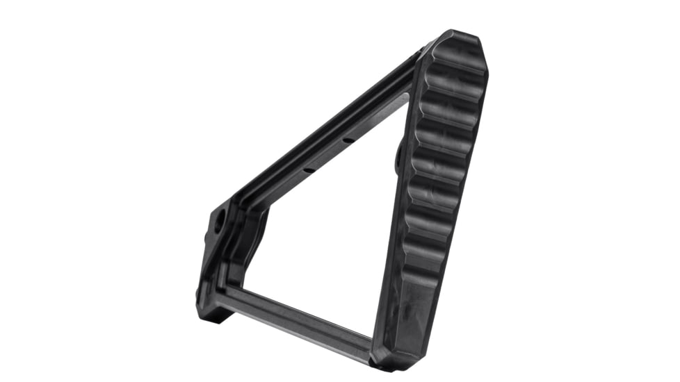 JMac Customs TS-9P Stock 4.5mm Folding Aks w/Rubber Butt Pad, Black, TS-9P+SM-4.5