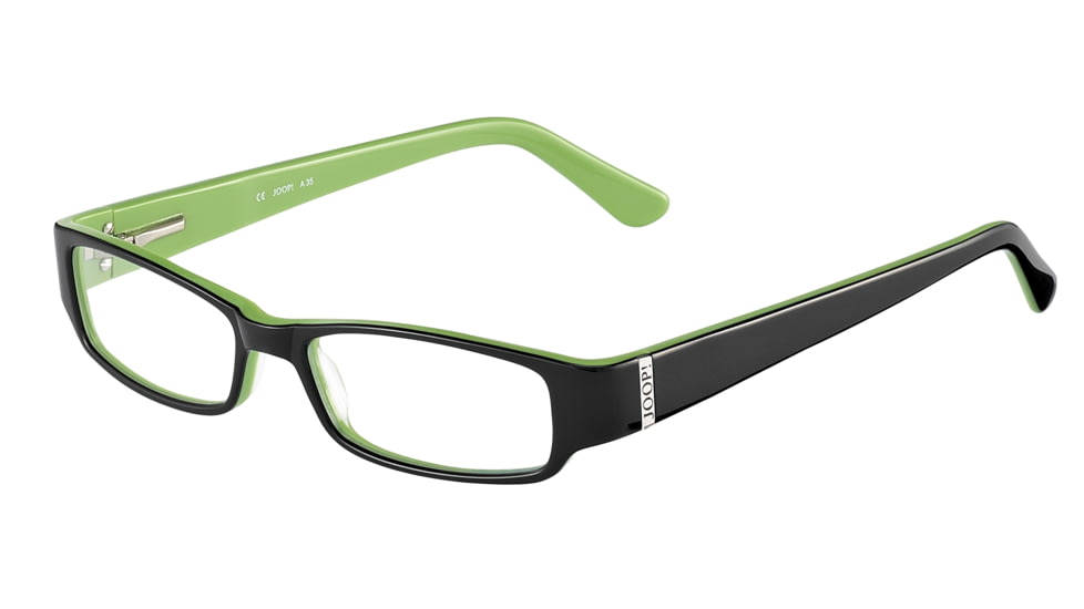 Joop! 81022 Single Vision Prescription Eyeglasses, Black Frame-81022-6681SV