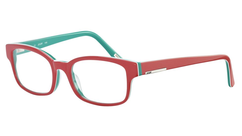 JOOP! 81061 Bifocal Prescription Eyeglasses - Red Frame and Clear Lens 81061-6408BI