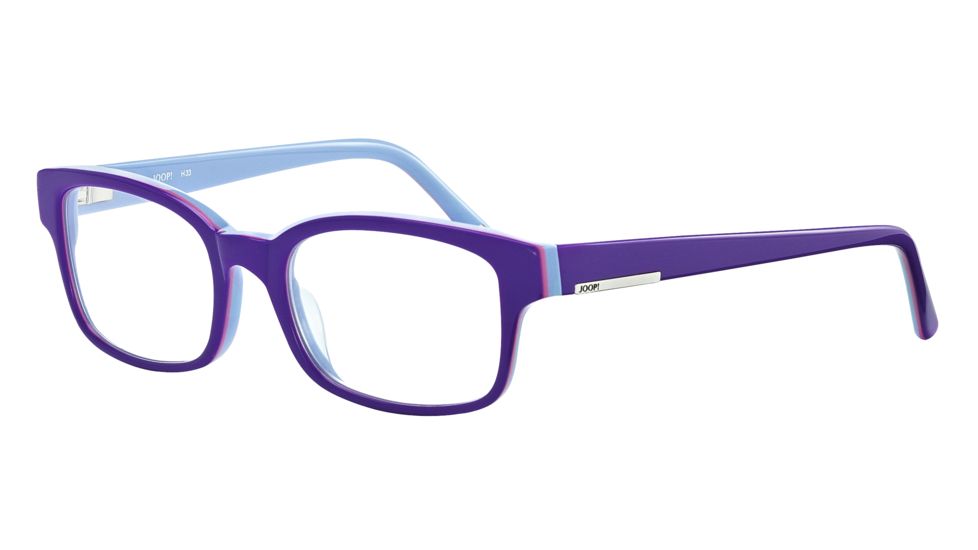 JOOP! 81061 Bifocal Prescription Eyeglasses - Violet Frame and Clear Lens 81061-6407BI