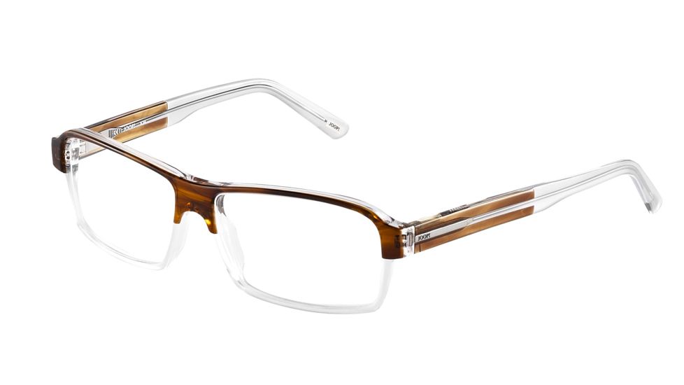 JOOP! 81077 Bifocal Prescription Eyeglasses - Brown Frame and Clear Lens 81077-6338BI