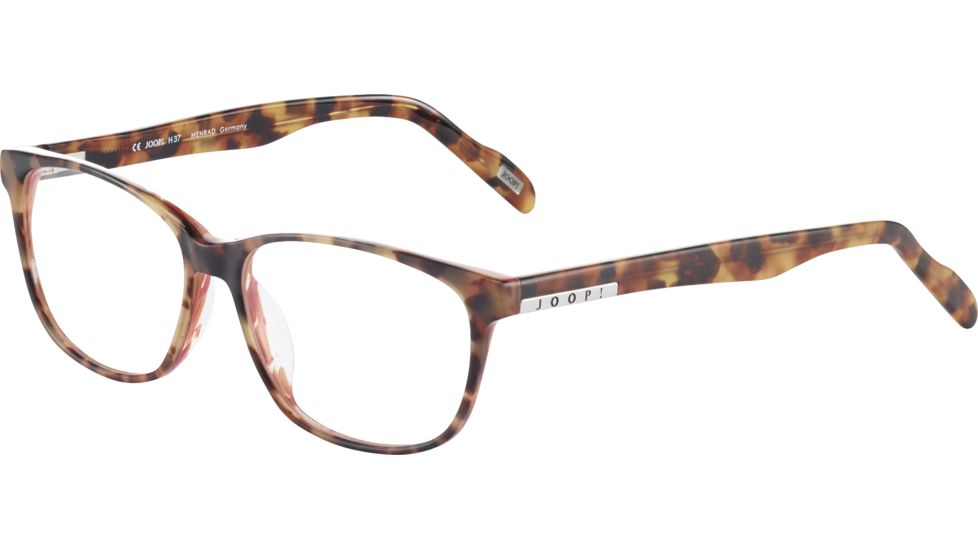 JOOP! 81140 Single Vision Prescription Eyeglasses, Brown Havana Apricot Frame, 81140-4188SV