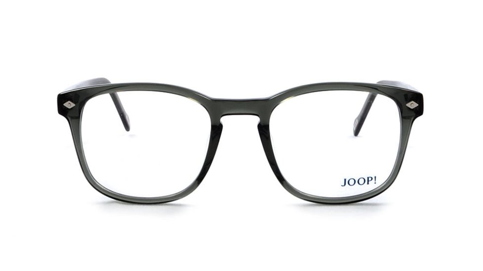 Joop! 81173 Bifocal Prescription Eyeglasses, Grey Transparent Frame, 81173-4545BI
