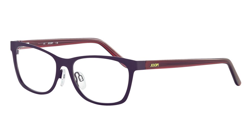 JOOP! 83165 Single Vision Prescription Eyeglasses - Violet Frame and Clear Lens 83165-850SV