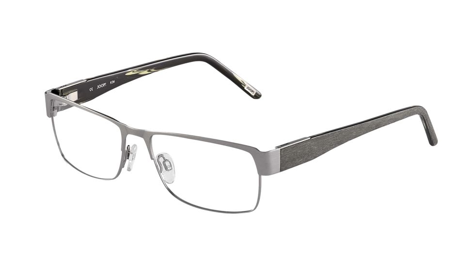 JOOP! 83174 Single Vision Prescription Eyeglasses - Grey Frame and Clear Lens 83174-650SV