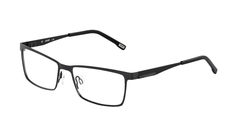 JOOP! 83175 Single Vision Prescription Eyeglasses - Black Frame and Clear Lens 83175-610SV