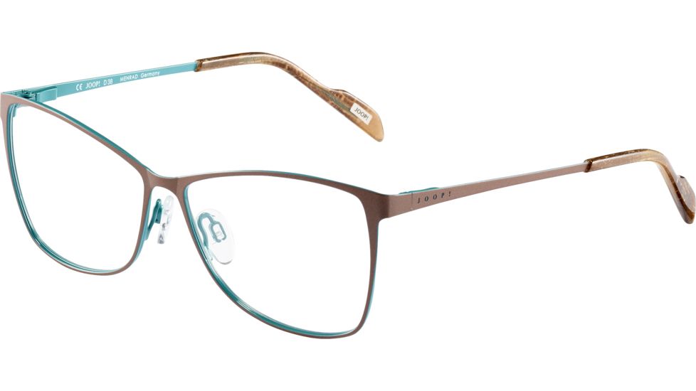 JOOP! 83222 Single Vision Prescription Eyeglasses, Brown Frame, 83222-1012SV