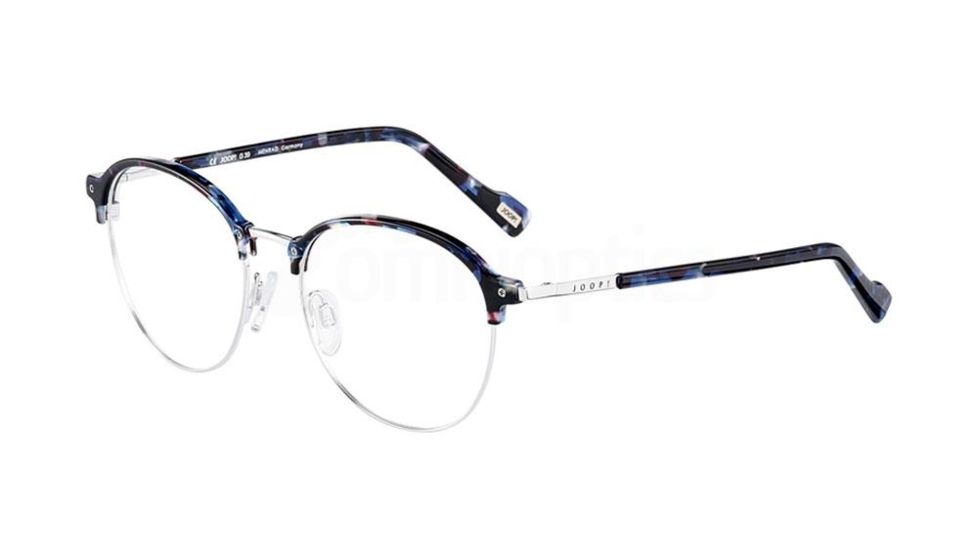 Joop! 83238 Single Vision Prescription Eyeglasses, Blue Tortoise Frame, 83238-4460SV