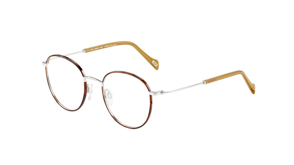 Joop! 83244 Single Vision Prescription Eyeglasses, Silver Havana Frame, 83244-5101SV
