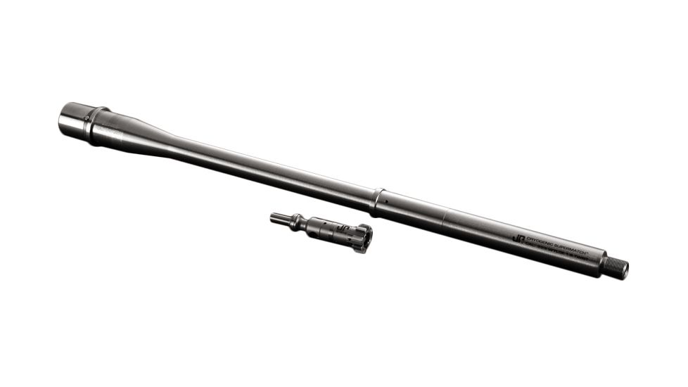 JP Enterprises Supermatch Barrel With Headspaced Jp Enhanced Bolt, 16in, Light Contour, Silver, JPSM223-16L8M