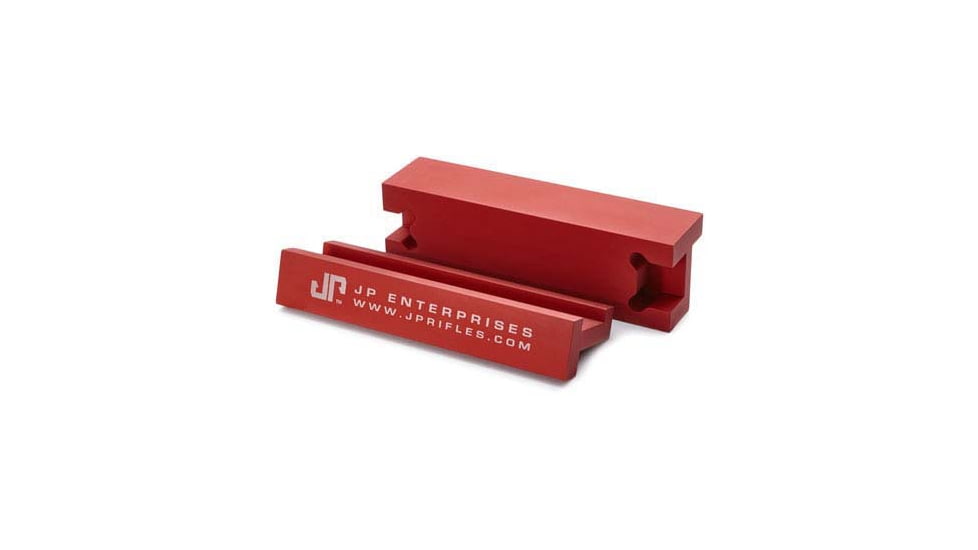 JP Enterprises Universal Vise Clamp For Ar Flat Top .223 And .308 Upper Receiver, Red, JPVC