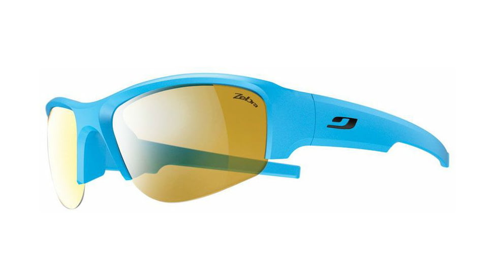 Julbo Access Sunglasses, Blue w/ Zebra Lenses 4523112