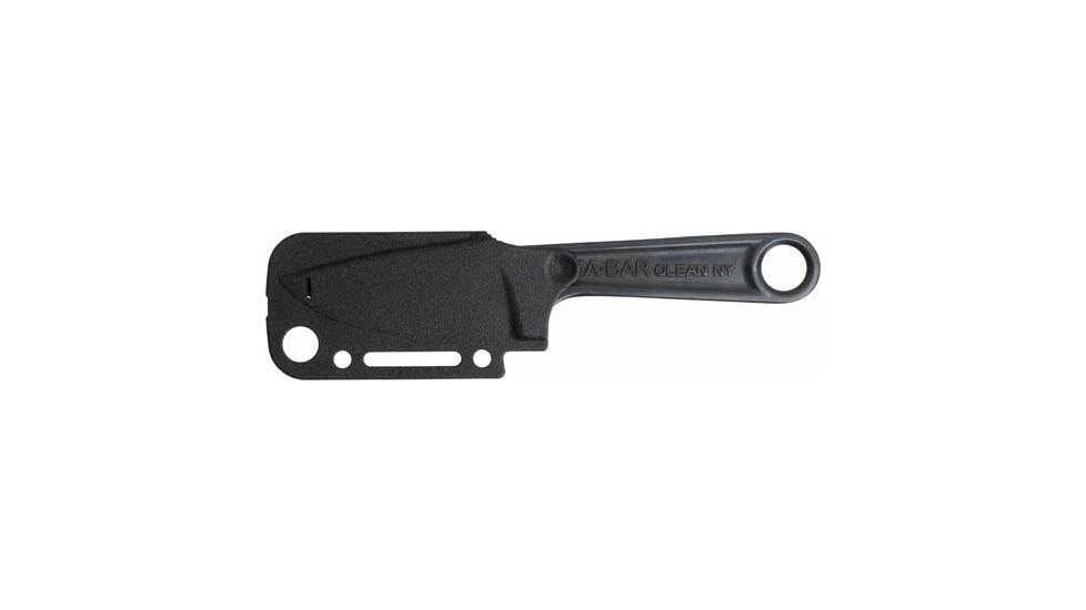 KA-BAR Knives Forged Wrench Fixed Blade Knives, 3in, Carbon Steel Blade, Steel Black Matte Handle, 1119BK