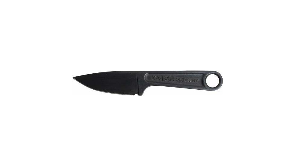Ka-Bar Forged Wrench Knife 3 in Plain Edge Blackout W/Shth, K1119BK