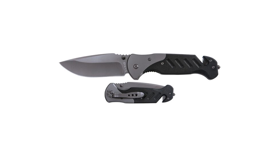 KA-BAR Knives COYPU Folder Folding Knife, Grey, 8.75in, Unisex, Adult 3085