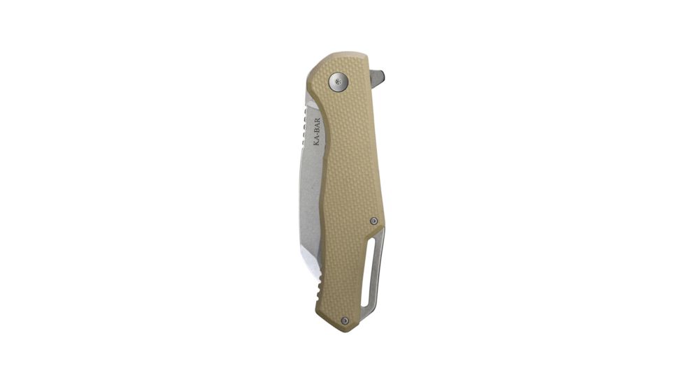 KA-BAR Knives Jarosz Warncliffe Flipper, Tan, 8.375 7508