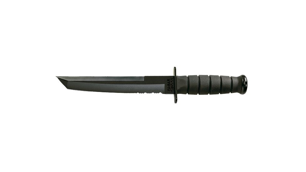Ka Bar Knives Kb1245 Black Tanto Kydex Sheath 8in Comboedge