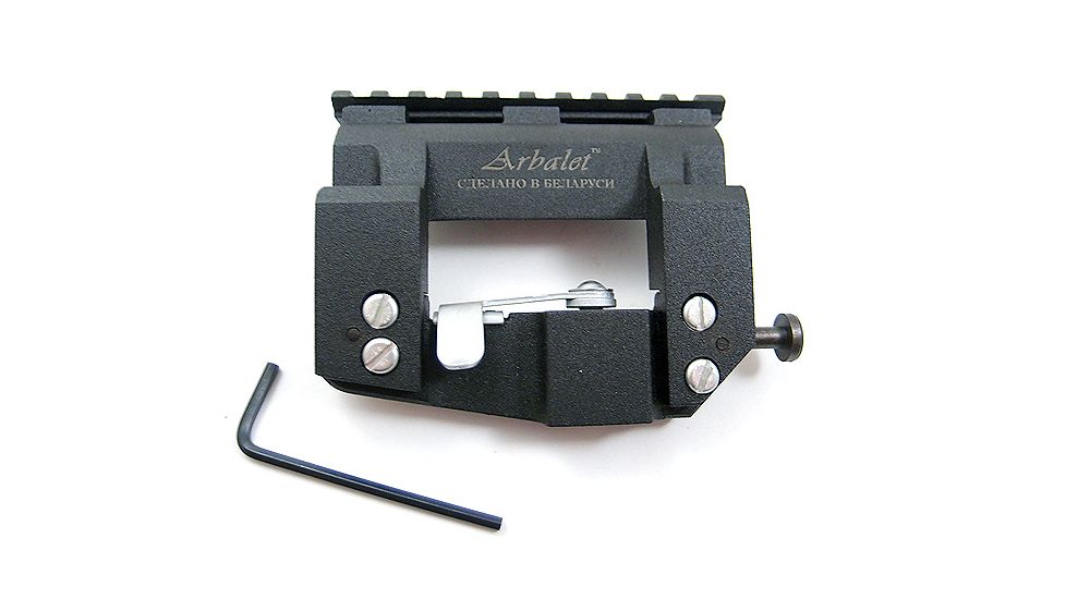 Kalinka Optics Patriot Centered Low Profile Side Mount w/ 108 mm Picatinny Rail Wing - 59mm Height, for AK, AMPM59