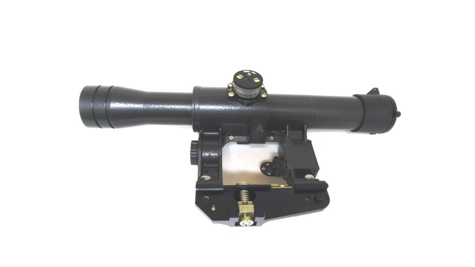 Kalinka Optics POSP 4x24 Rifle Scope, BDC, 1000m Modern Rangefinder, SVD, Black, GSPOSP424SVD1M