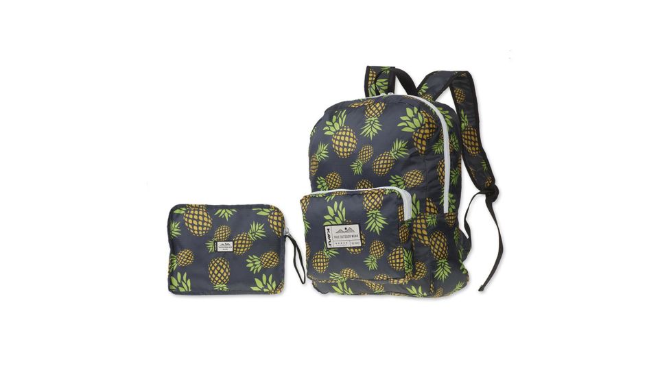 KAVU Packback Backpacks, Pineapple Party, 9137-840-