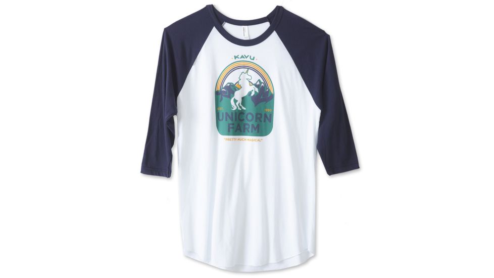 KAVU Team Unicorn T-Shirt - Mens, Navy, XXL, 8069-96-5