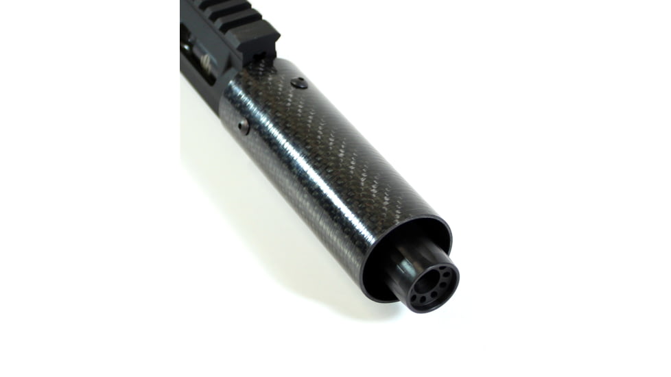 Kaw Valley Precision Slim PCC Carbon Fiber Handguard, 4.625in, Black, Small, KVP-CF-4