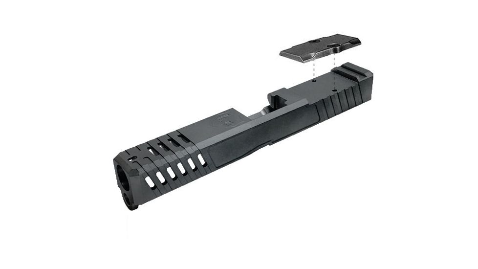 KE Arms KE17 Delta Slide, Trijicon RMR Cut, Glock 17 Gen3, Black Melonite 1-50-23-005-RMR