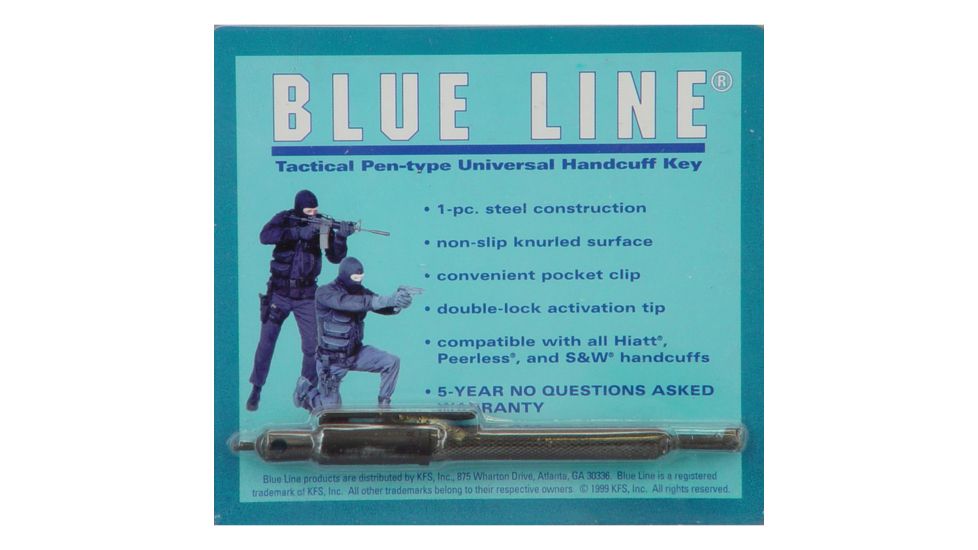 Poly Technologies Pen-Type Handcuff Key w/ Clip, Black, 260-001