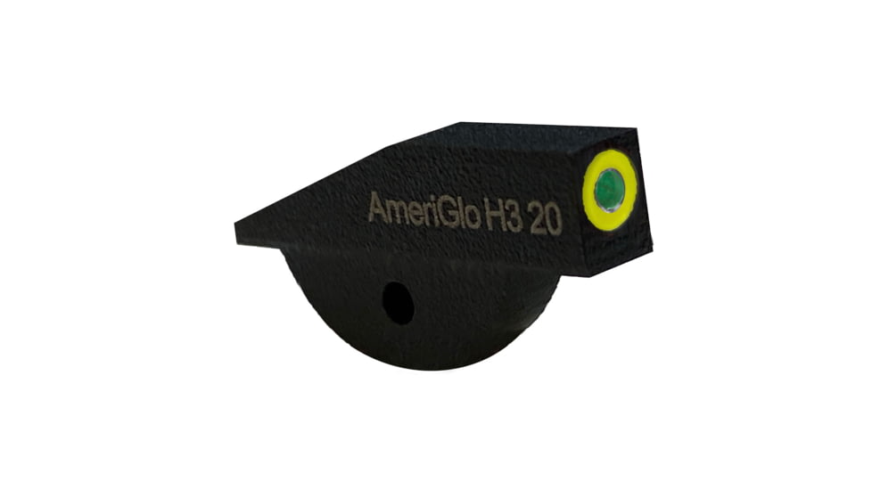 Kensight Colt Style Formerly Accro Tritium Front Sight, Lumi Green Outline, Black, 890-291