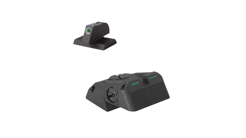 Kensight DAS Flat Profile Adjustable Rear 1911 Night Sight, Black, 960-628