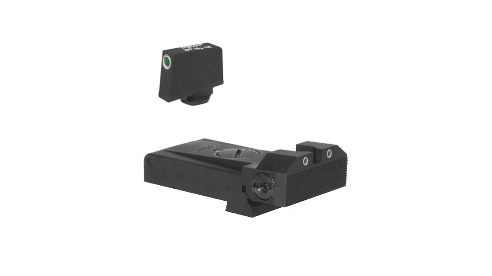 Kensight Glock Adjustable Tritium Night Sight Set, Black, 980-793